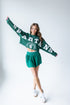 Michigan State Phipps Split Cropped Longsleeve